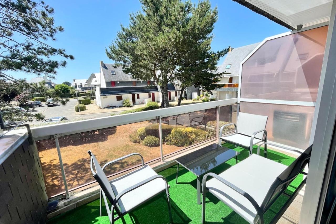 T3 Duplex Top Cosy Balcon 300M Des Plages Carnac Bagian luar foto