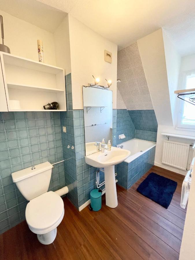 T3 Duplex Top Cosy Balcon 300M Des Plages Carnac Bagian luar foto